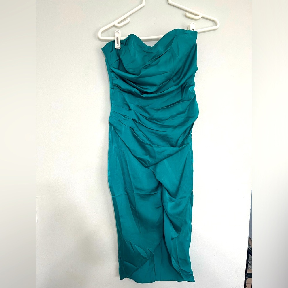Green classy dress